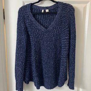 Anthropologie Navy Sweater